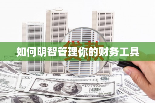 普陀如何明智管理你的财务工具