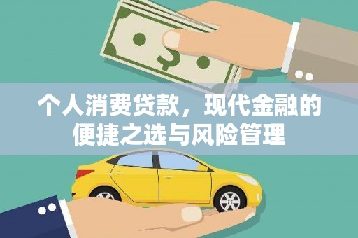普陀个人消费贷款，现代金融的便捷之选与风险管理
