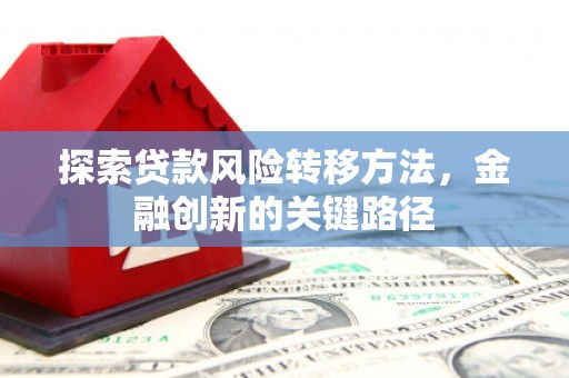 普陀探索贷款风险转移方法，金融创新的关键路径