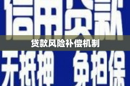 普陀贷款风险补偿机制