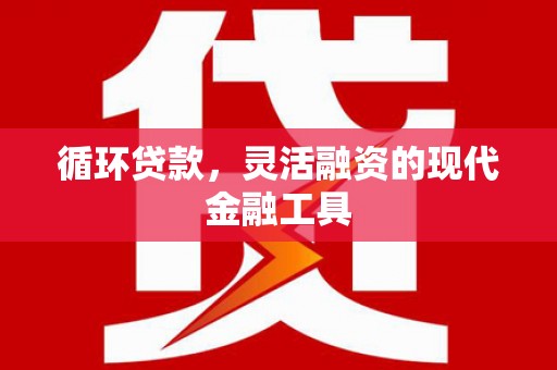 普陀循环贷款，灵活融资的现代金融工具