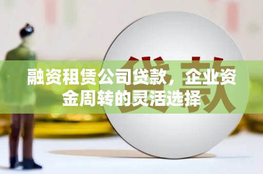 普陀融资租赁公司贷款，企业资金周转的灵活选择
