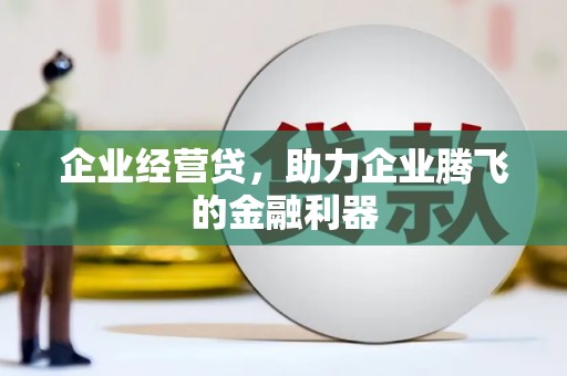 普陀企业经营贷，助力企业腾飞的金融利器
