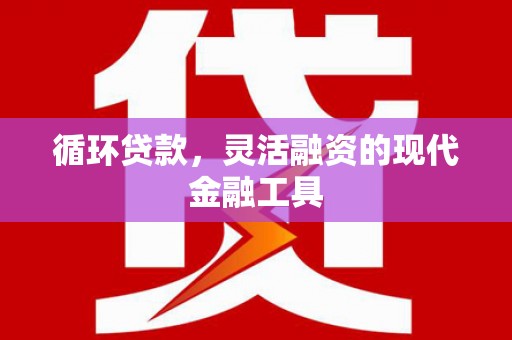 普陀循环贷款，灵活融资的现代金融工具