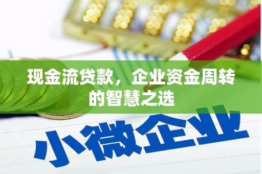 普陀现金流贷款，企业资金周转的智慧之选