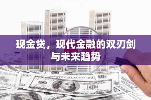 普陀现金贷，现代金融的双刃剑与未来趋势
