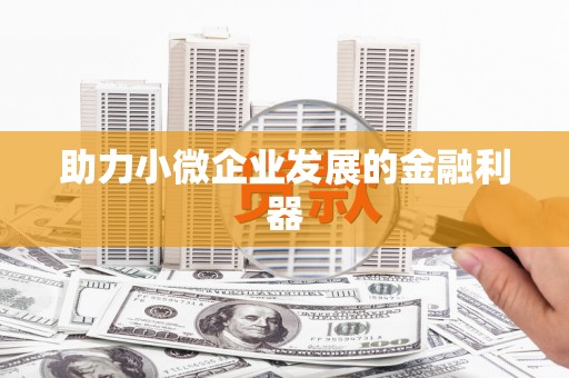 普陀助力小微企业发展的金融利器