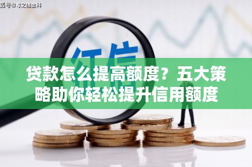 普陀贷款怎么提高额度？五大策略助你轻松提升信用额度