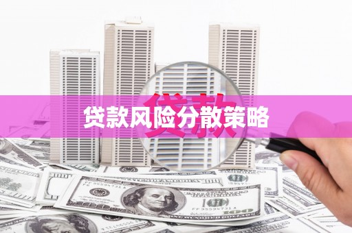普陀贷款风险分散策略