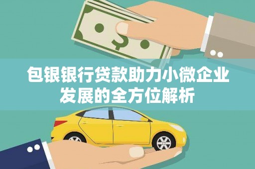 普陀包银银行贷款助力小微企业发展的全方位解析