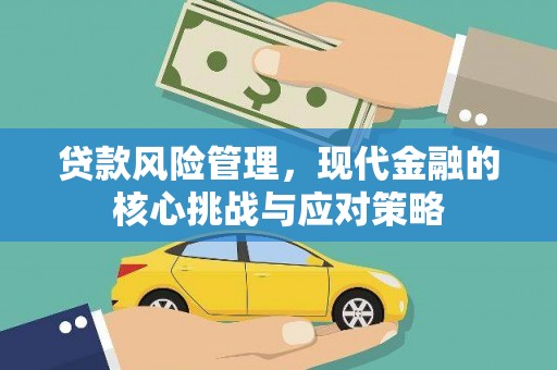 普陀贷款风险管理，现代金融的核心挑战与应对策略