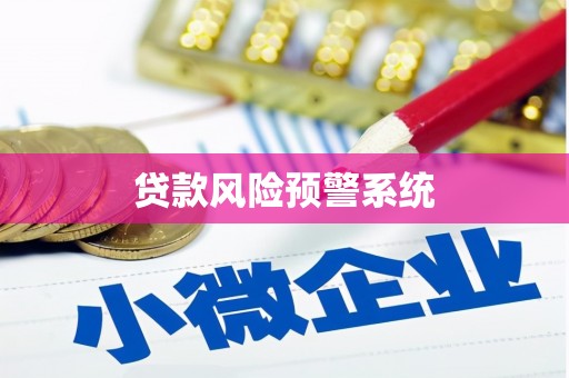 普陀贷款风险预警系统